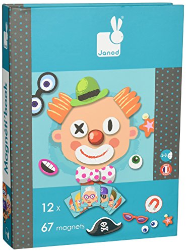 - j05545 - magnetibook crazy face