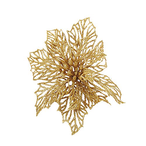 Décoration de Noël ciselé étincelant fleur arti...