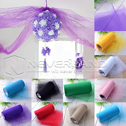 brovy (TM) 10 Couleur Mat Rouleau de tulle Spoo...