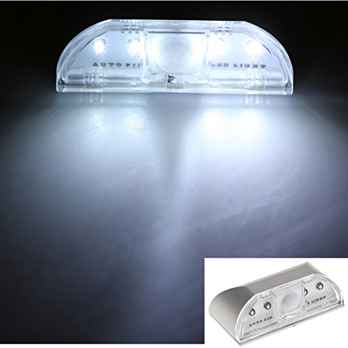 ozuzu (TM) New 4 LED PIR Keyhole automatique détecteur de mouvement détecteur Lampe Cuisine Armoire Armoire sensibles 0753760608817 Ozuzu ozuzu (TM) New 4 LED PIR Keyhole automatique détecteur de mouvement détecteur Lampe Cuisine Armoire Armoire sensibles 0753760608817 Ozuzu