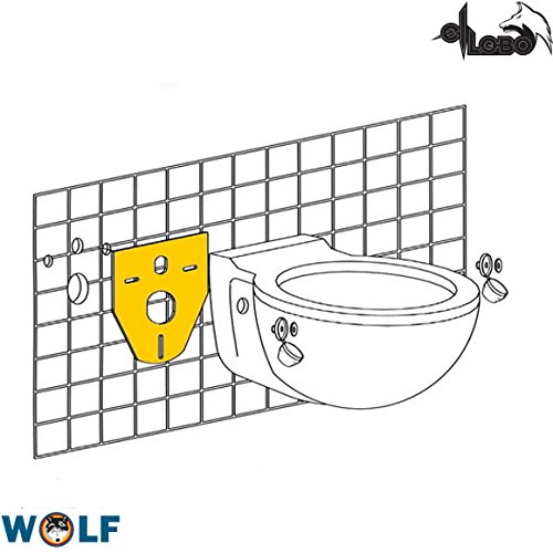 Set d'isolation acoustique pour mur WC et bidet Vario 0754097766027 Ellobo