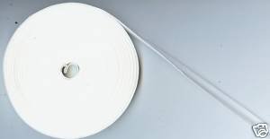 BiasBinding Biais à coudre en coton blanc 50 m x 25 mm 0754311371372 (0754311371372)