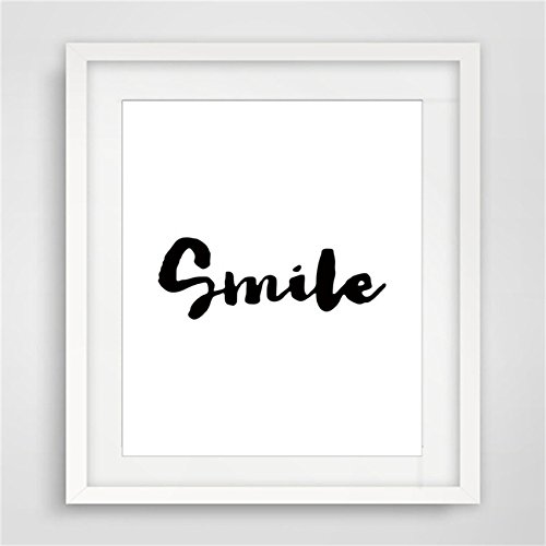 tupped (TM) Sourire sur toile peinture art prin...