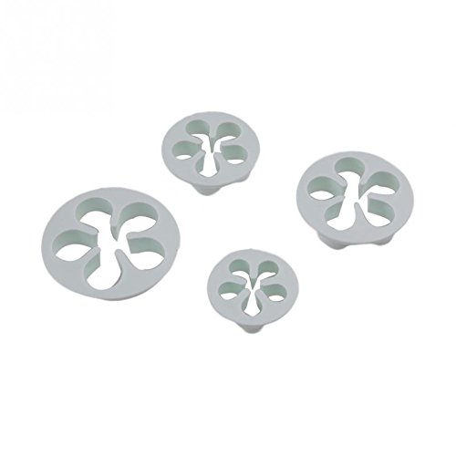 rowzy (TM) 4 pièces Rose Fleur Fondant Gâteau D...