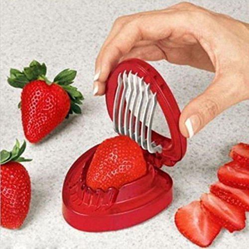 Achievess achievess (TM) Fraise Berry Tige avec feuilles à fraises pour carotteuse Fruit trancheuse Split 0754769386638 (0754769386638)