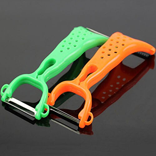 Achievess achievess (TM) Lot de 1 couleur aléatoire. Cuisine Outils Gadgets Helper légumes fruits éplucheur en Cutter Trancheuse 0754769386973 (0754769386973)