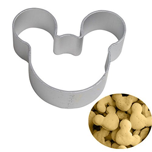 Achievess achievess (TM) 3 en forme de Mickey Mouse en métal sucre Craft Moule à gâteau en acier inoxydable pain d'épice Emporte-Pièces À Pâtisserie Décoration outil moule à cupcakes 0754769387048 (0754769387048)