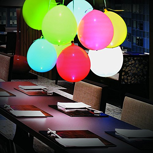 Starcrafter Lot de 15 ballons lumineux led beau ballons pour club, party, fête d'anniversaire, mariage, festival (blanc) code EAN 0754970319838 