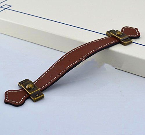 Iable_KK 2PCS Poignée de meuble style moderne en cuir poignée de porte Poignée code EAN 0755429459495 