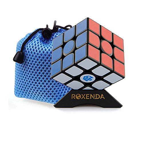 Roxenda Gan 356 air master 3x3 lisser magic cube ganspuzzle speed cube puzzles noir avec cube stand and bag code EAN 0755838778095 