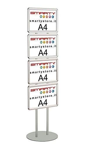 SmartyStore Cadres à clip A4 autoportants monofacciali 0755899253463 (0755899253463)