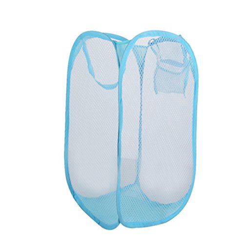 Panier à Linge Pliable Sac de Vêtements en Mail...