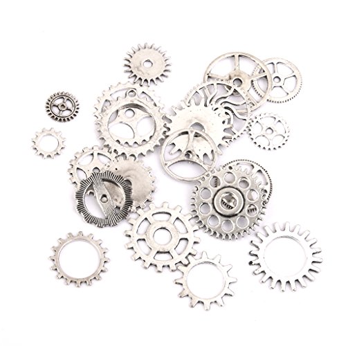 20pcs Steampunk Pendentifs Engrenage pour Fabri...