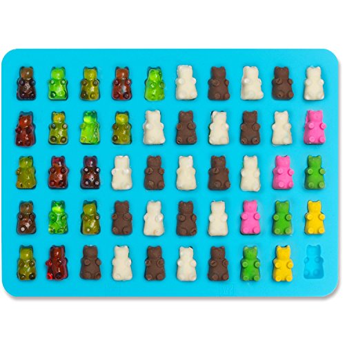 MUZIYU Gummy's bear moule en silicone moule à bonbons/chocolat moule de cuisson plateaux de glace pour chocolat,bonbons et pâtisseries,gâteau,gelée 0756040843229 (0756040843229)