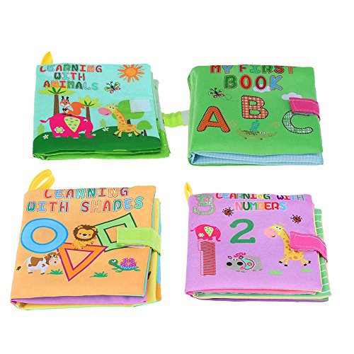 Goolsky Coolplay ensemble de livres tissu de 4 avec un sondeur pour tout-petits infantile eveloppement intellectuel 0756910751982 (0756910751982)