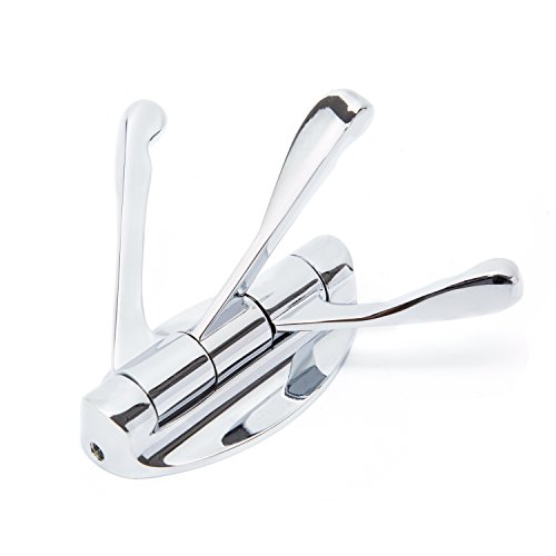 Porte Manteau Mural Patère avec 3 Crochets Pivo...