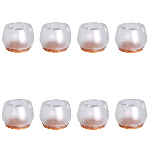 8 pcs silicone chaise casquettes pieds tampons ...