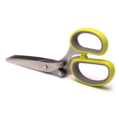 Zone ciseaux à herbes 5 lames acier inoxydable ...