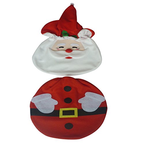 Ensemble de 2pc Housse Noël Pour Siège de Toile...