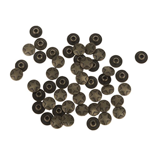 50 Ensembles Rivet Décoratif Goujons Boutons Ro...
