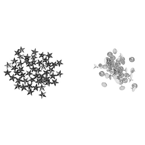 50 Ensembles Punk Rivet Décoratif en Alliage Bo...