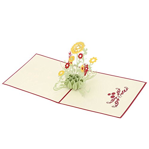 Pop Up 3d Carte d'Invitation Carte de Voeux Tou...