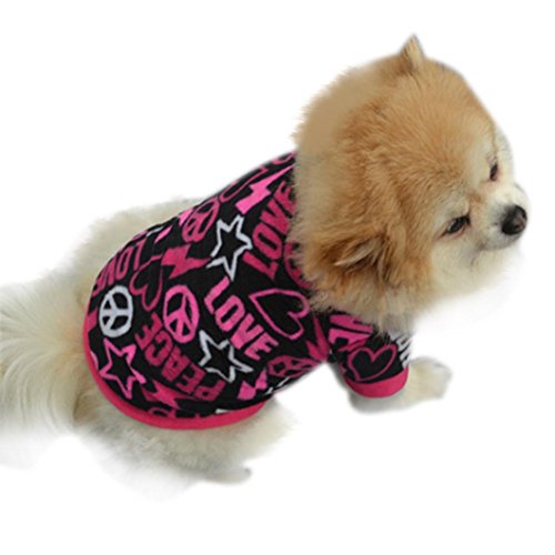 Animaux Puppy Spring Sweatshirt chaud Small Dog...