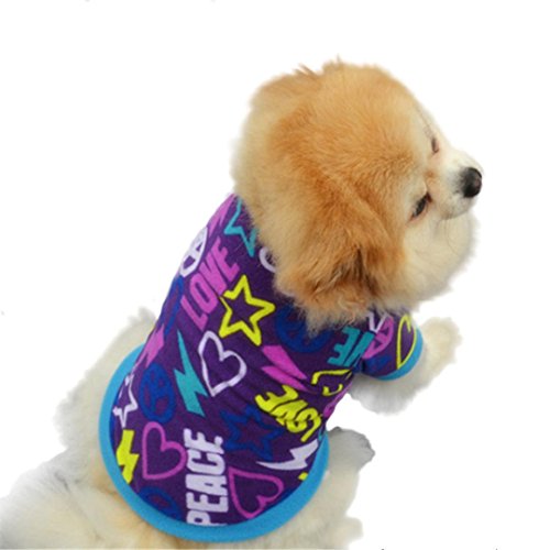 Animaux Puppy Spring Sweatshirt chaud Small Dog...
