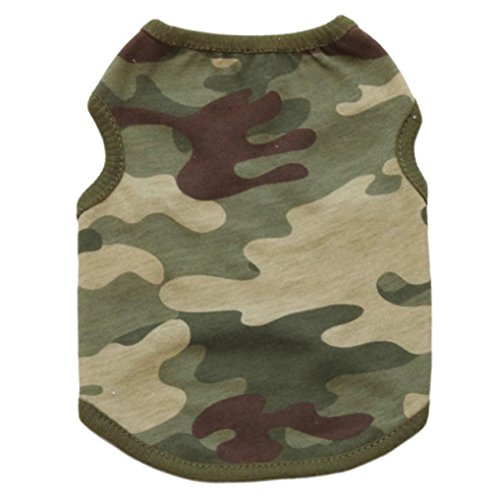 vêtements pour chien, Woodland Camouflage Cotto...