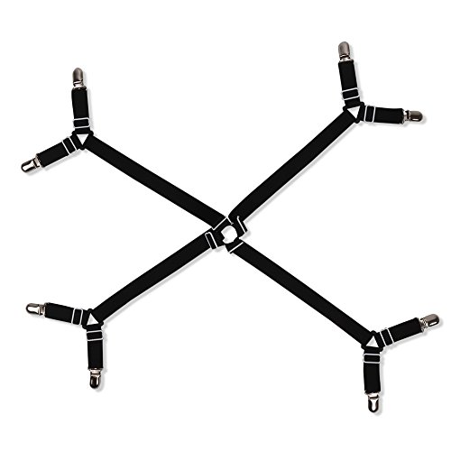 TiaoBug Set de Réglable Tendeur de Draps en for...