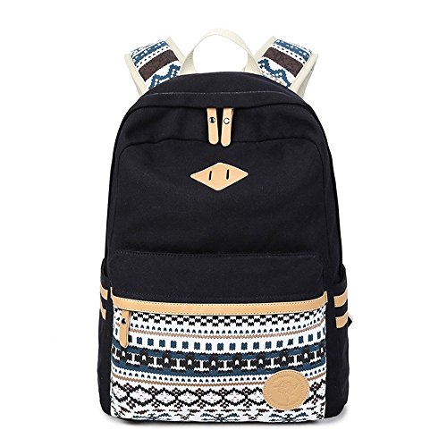 Multifonctionnel école voyage toile vintage imp...