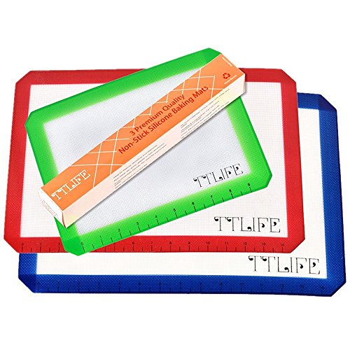 Ensemble de 3, silicone mat baking cuisson line...