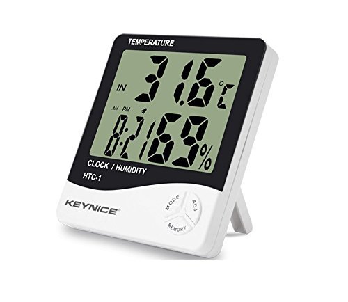 Keynice Indoor Thermomètre et hydromètre pour m...