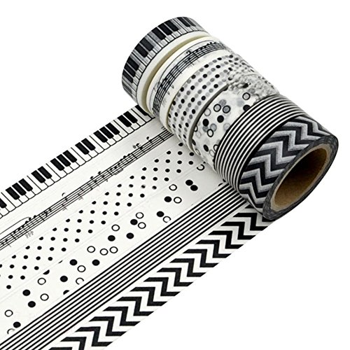 FunYoung Washi tapes lot de 6 masking tape dekoband code EAN 0759218715830 