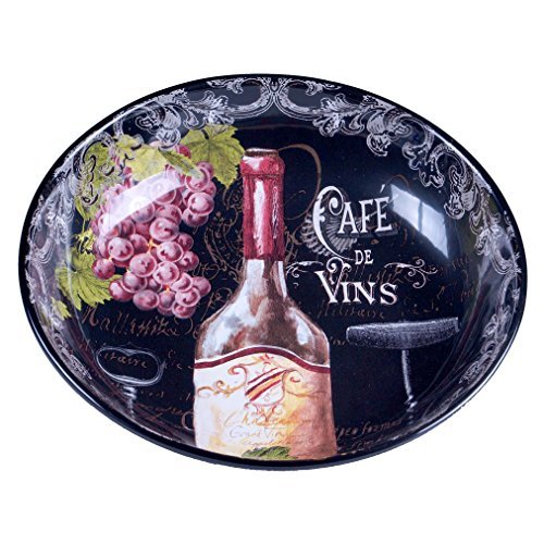 Grand vin serving/pasta bowl, 13.25 x 3, multic...