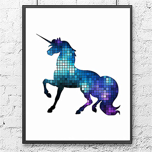 gopky (TM) géométrique Cheval sur toile peintur...