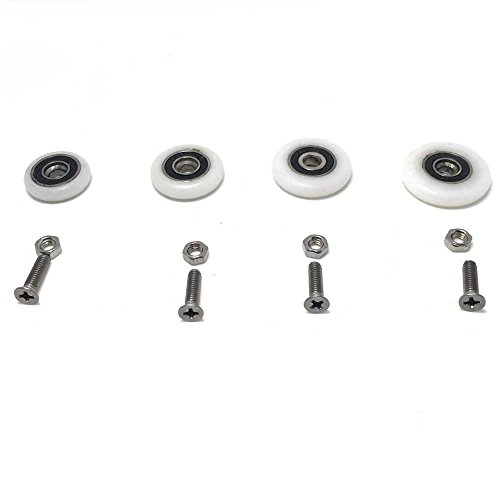 Rolli Lot de 10 rouleaux de porte de douche Rou...