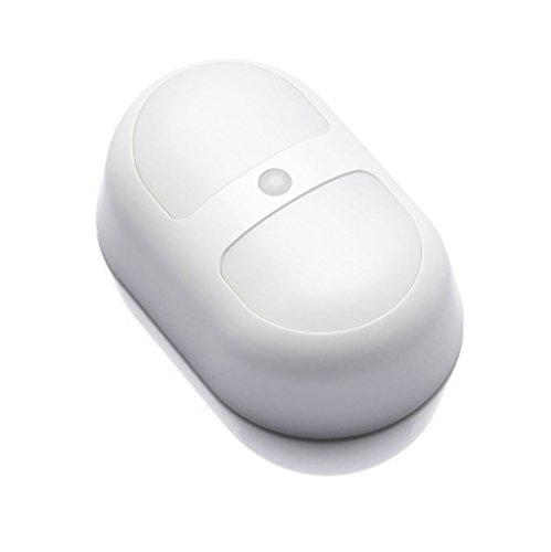 Happy Fd Alimenté par batterie lumineuse infrarouge motion sensor 10 led night light stick-partout intérieur grate pour patio terrasse cour jardin chemin accueil allée chambre armoire (lumière froide) code EAN 0762360685784 