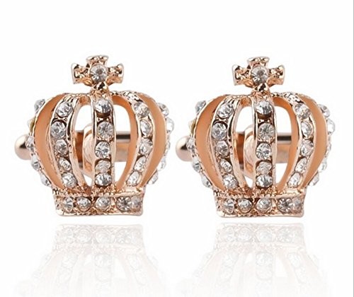 Boutons de manche couronne fashion cufflinks po...