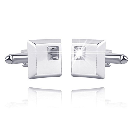 Boutons de manchette carrés fashion cufflinks p...