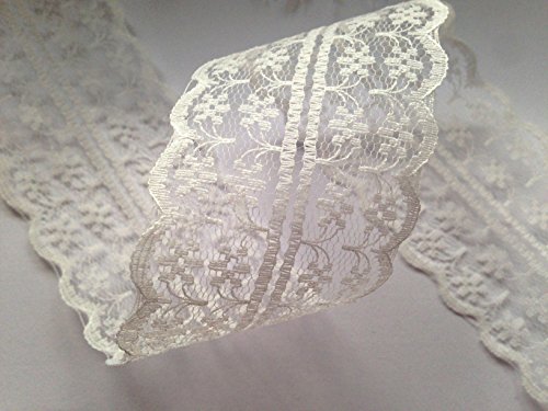 Ruban de dentelle à bord festonné pour mariage ...