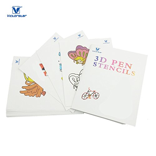 @ 3d pen pochoirs-real pochoirs en papier / 20 ...