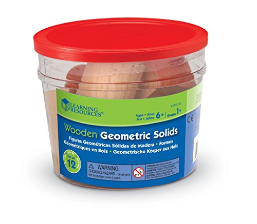 Solides géométriques en bois de Learning Resour...