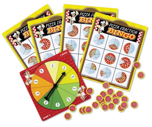 Ressources d'apprentissage à pizza Fraction Bingo