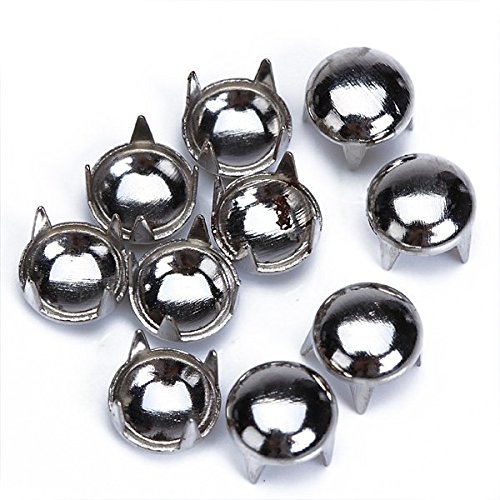 100 Pièces Rivets Clous Ronds en Fer Décoration...