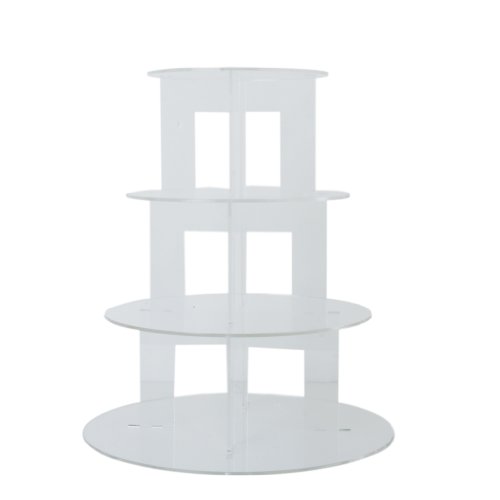 Présentoir Support de Gâteau à 4 Couches en Acr...