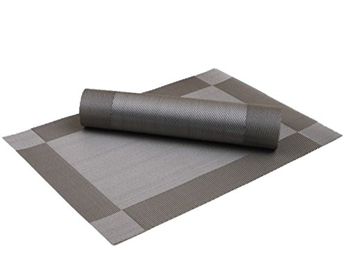 De haute qualité Isolation en PVC de Salle À Manger placemat- Table Sets de table de salle à manger pour isolation thermique antitache Tapis de style simple Eat - Lot de 4 0767278350892 Lulu Home