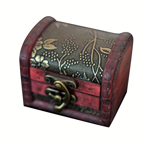 Boîte à Bijoux Rangement en Bois Rétro Organisa...