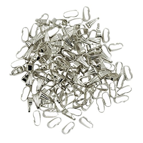 100pcs 8mm Anneau à Ressort Connecteur Pince Fe...
