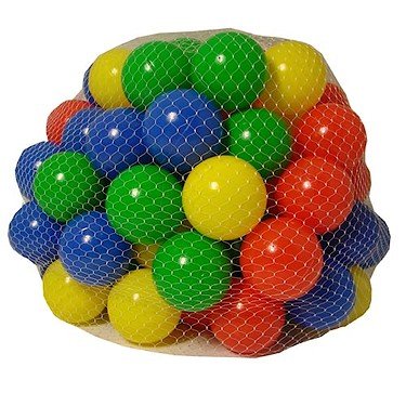 - 100 balles multicolores - ø 5,5 cm (import ro...